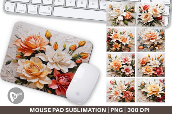 Download Mouse Pad 3D Lily Flower Painting - Painting Collection