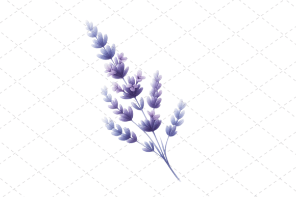 Download Lavender Bliss Watercolor Clipart - Premium Bundle