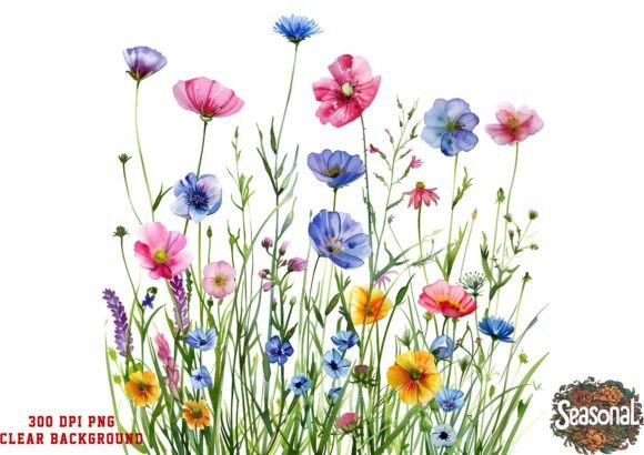 Download Wildflower Meadow, Gardening Clipart - Meadow Collection