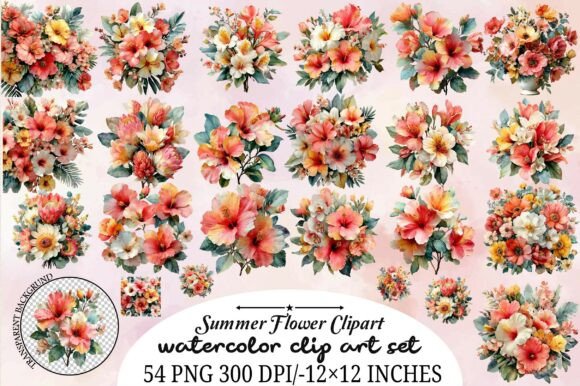 Download Summer Flower Clipart - Summer flower clipart Collection
